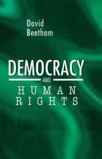 Book Cover for Democracy and Human Rights by David Beetham