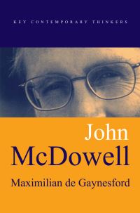 Book Cover for John McDowell by Maximilian de Gaynesford