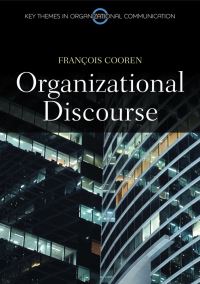 Book Cover for Organizational Discourse by François Cooren