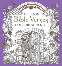 Book Cover for The Lion Bible Verses Colouring Book by Antonia Jackson