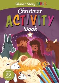 Book Cover for Share a Story Bible Christmas Activity Book by Deborah Lock
