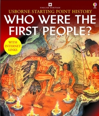 Book Cover for Who Were the First People? by Phil Roxbee Cox, Struan Reid, Gerald Wood, English Heritage