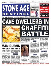 Book Cover for Stone Age Sentinel by Fergus Fleming, Paul Dowswell
