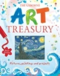 Book Cover for The Usborne Art Treasury by Rosie Dickins