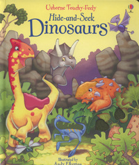 Book Cover for Hide-and-Seek Dinosaurs by Andy Elkerton, Fiona Watt