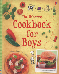 Book Cover for The Usborne Cookbook for Boys by Abigail Wheatley, Erica Harrison, Catherine Atkinson