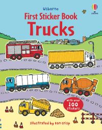 Book Cover for First Sticker Book Trucks by Sam Taplin