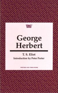 Book Cover for George Herbert by T. S. Eliot, British Council