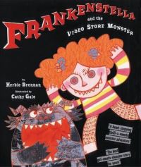 Book Cover for Frankenstella and the Video Shop Monster by Herbie Brennan, Cathy Gale