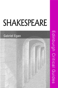 Book Cover for Shakespeare by Gabriel Egan