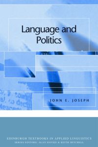 Book Cover for Language and Politics by John Earl Joseph