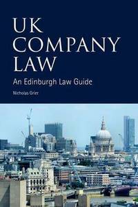 Book Cover for UK Company Law by Kathrin Yacavone