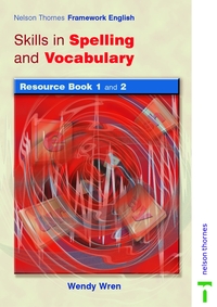 Book Cover for Skills in Spelling and Vocabulary. Resource Book 1 and 2 by Wendy Wren