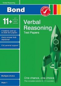 Book Cover for Bond 11+ Test Papers Verbal Reasoning Multiple Choice Pack 1 by Frances Down