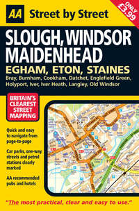 Book Cover for Street by Street. Slough, Windsor, Maidenhead by Automobile Association Great Britain