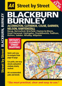 Book Cover for Blackburn, Burnley by Automobile Association Great Britain