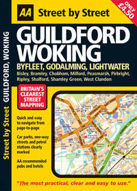 Book Cover for Street by Street. Guildford, Woking by Automobile Association Great Britain