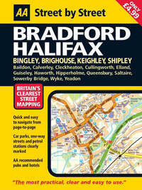 Book Cover for Street by Street Bradford, Halifax by Automobile Association Great Britain