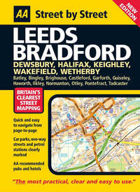 Book Cover for Street by Street Leeds, Bradford by Automobile Association Great Britain