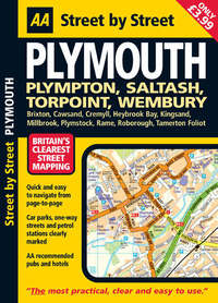 Book Cover for Street by Street Plymouth by Automobile Association Great Britain