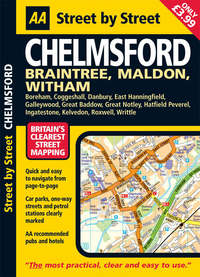 Book Cover for Street by Street Chelmsford by Automobile Association Great Britain