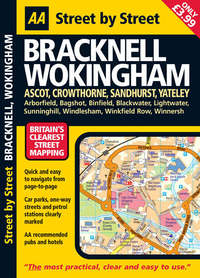 Book Cover for Street by Street, Bracknell Wokingham by Automobile Association Great Britain
