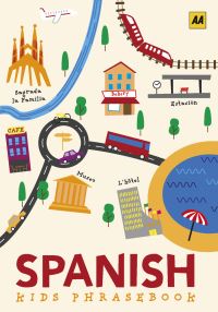 Book Cover for Spanish Phrasebook for Kids by 