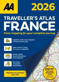 Book Cover for AA Travellers Atlas France 2026 FB by 