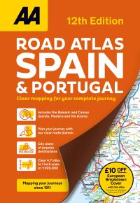 Book Cover for AA Road Atlas Spain & Portugal FB by 