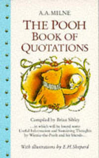 Book Cover for The Pooh Book of Quotations by AA Milne