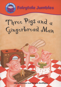 Book Cover for Three Little Pigs and a Gingerbread Man by Hilary Robinson, Simona Sanfilippo
