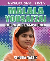 Book Cover for Malala Yousafzai by Claudia Martin