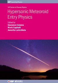 Book Cover for Hypersonic Meteoroid Entry Physics by Gianpiero Colonna, M Capitelli, Annarita Laricchiuta