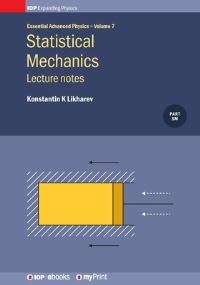 Book Cover for Statistical Mechanics by Prof Konstantin K Likharev