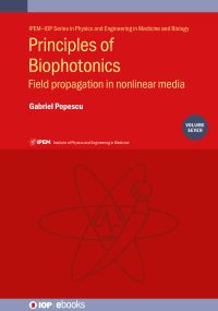 Book Cover for Principles of Biophotonics, Volume 7 by Gabriel Popescu
