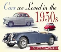 Book Cover for Cars We Loved in the 1950S by Giles Chapman