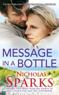Book Cover for Message in a Bottle by Nicholas Sparks