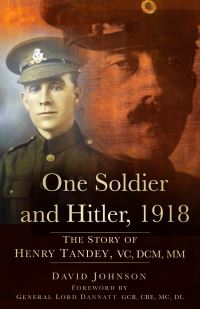 Book Cover for One Soldier and Hitler, 1918 by David Johnson