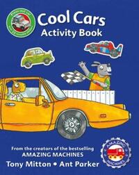 Book Cover for Amazing Machines Cool Cars Activity Book by Tony Mitton
