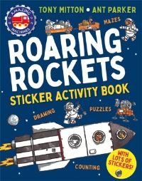 Book Cover for Amazing Machines Roaring Rockets Sticker Activity Book by Tony Mitton