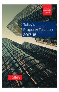 Book Cover for Tolley's Property Taxation 2017-18 by Richard Jones