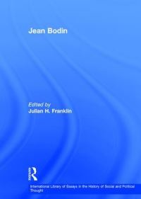 Book Cover for Jean Bodin by Julian H Franklin