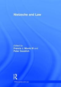 Book Cover for Nietzsche and Law by Francis J Mootz, Peter Goodrich