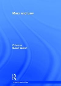 Book Cover for Marx and Law by Susan M Easton
