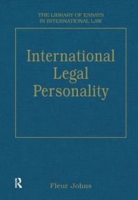 Book Cover for International Legal Personality by Fleur Johns