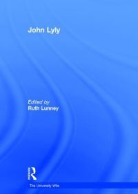 Book Cover for John Lyly by Ruth Lunney