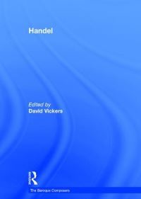 Book Cover for Handel by David Vickers