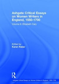 Book Cover for Elizabeth Cary by Karen Raber