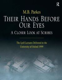 Book Cover for Their Hands Before Our Eyes by M B Parkes