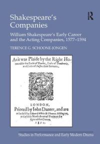 Book Cover for Shakespeare's Companies by Terence SchooneJongen